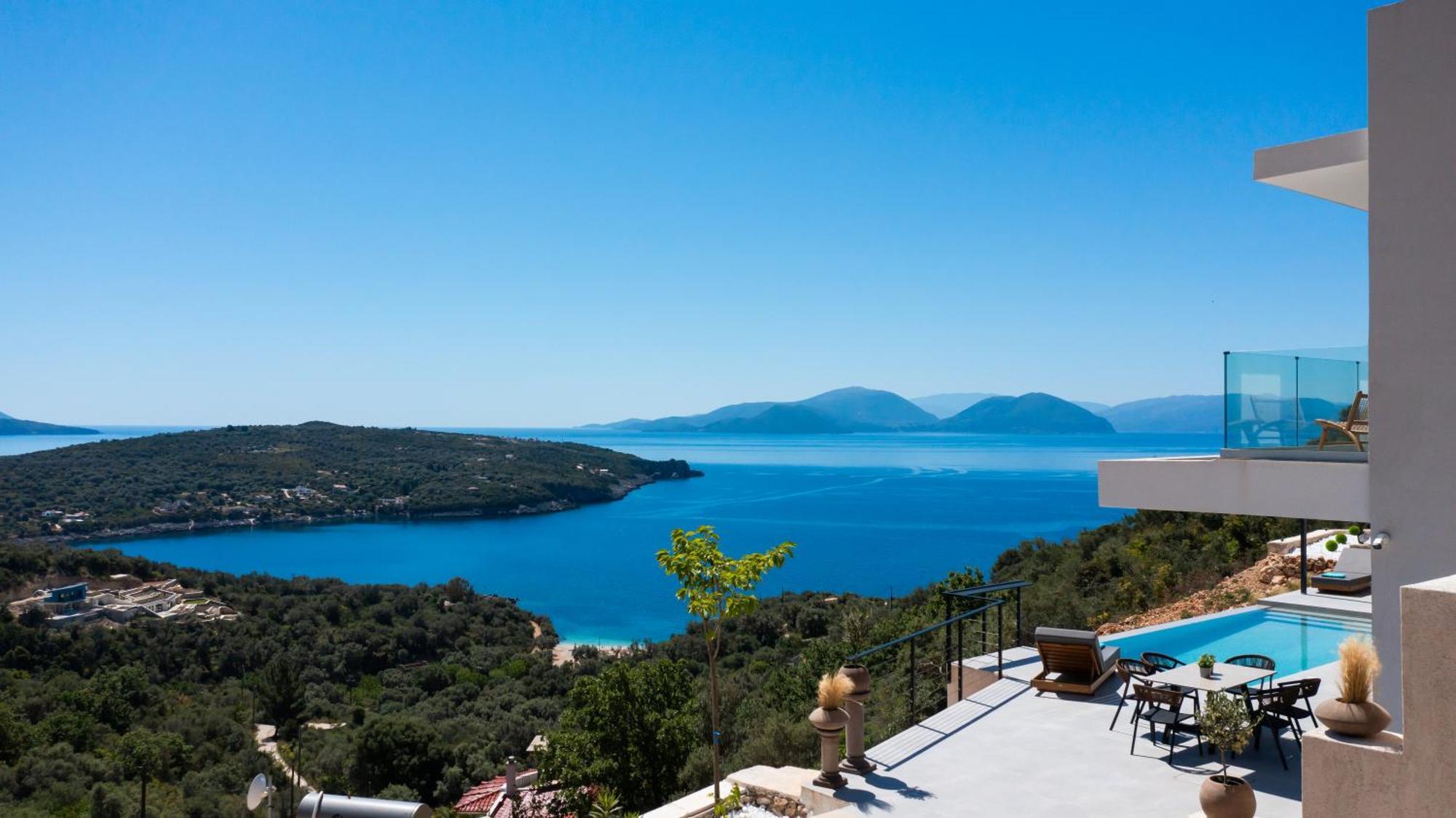 Pantea Luxury Villa Vasilikí Exterior foto