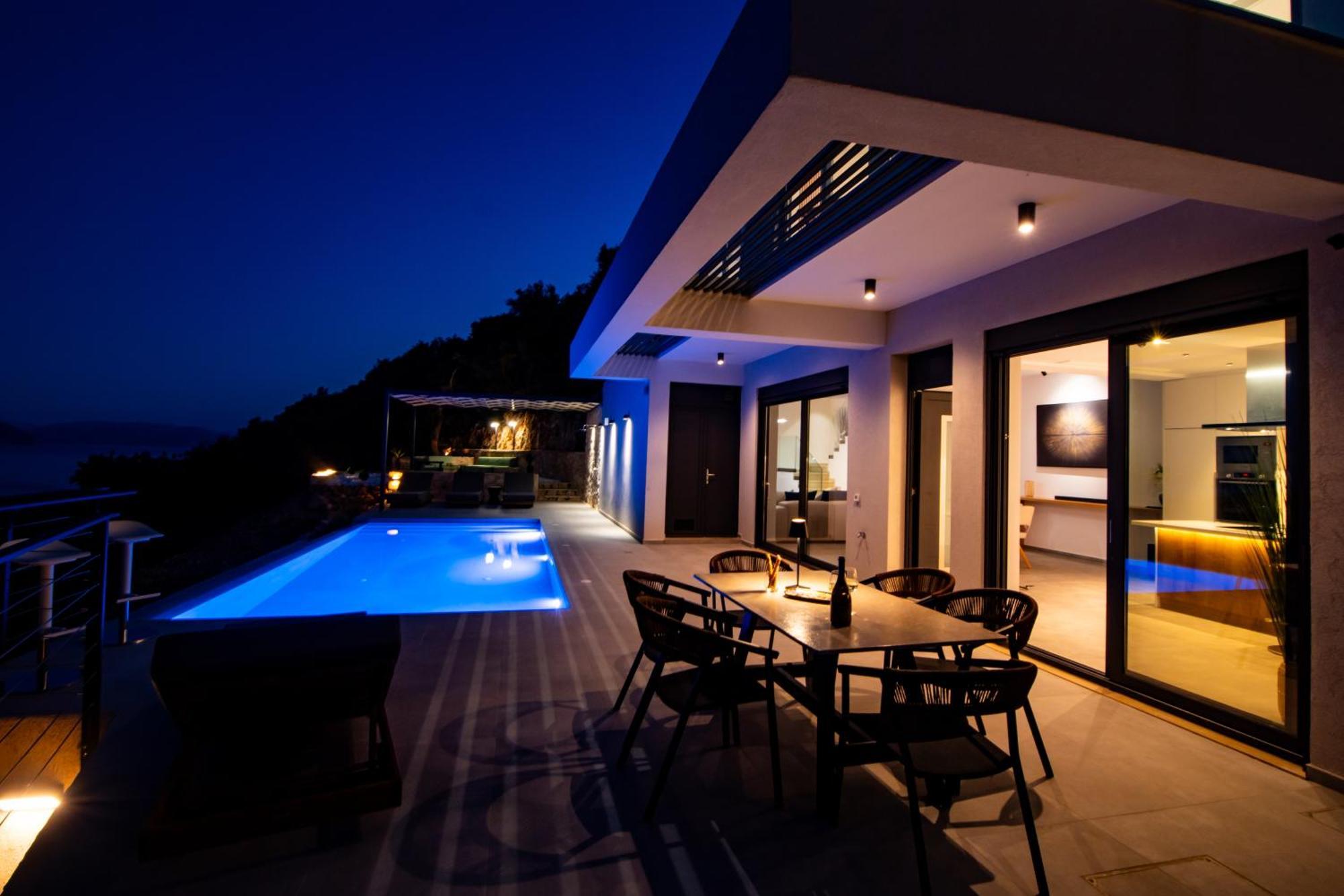Pantea Luxury Villa Vasilikí Exterior foto
